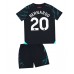 Manchester City Bernardo Silva #20 Tredjedraktsett Barn 2023-24 Korte ermer (+ Korte bukser)
